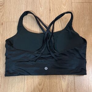lululemon athletica Black Strappy Sports Bra - never worn - size 12